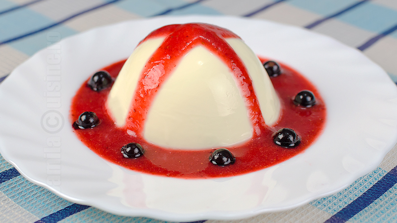Panna Cotta cu capsuni | Reteta Video