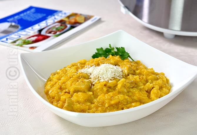 Risotto cu pui si dovleac la Philips Multicooker | Reteta Video