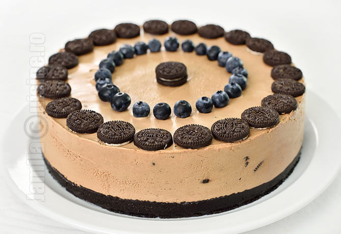 Cheesecake fara coacere cu Oreo si Nutella | Reteta Video