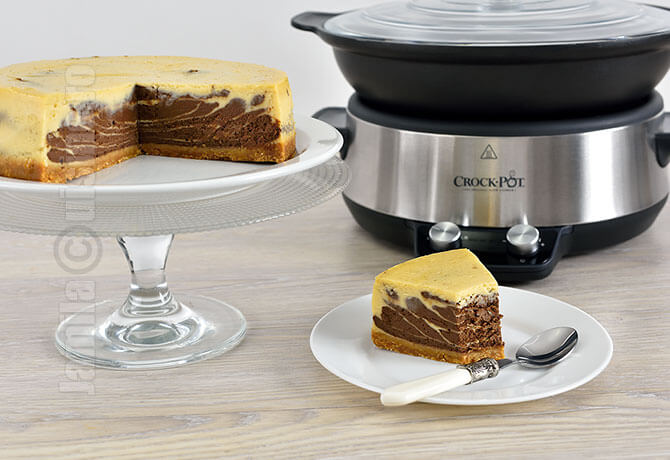 Cheesecake cu ciocolata facut la Crock-Pot