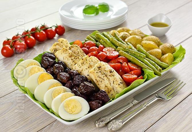 Salata Nicoise cu file de cod | Reteta Video