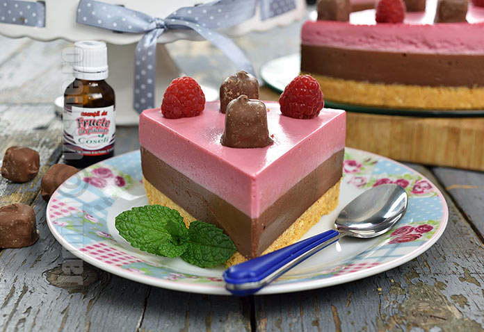 Cheesecake cu ciocolata si zmeura | Reteta Video