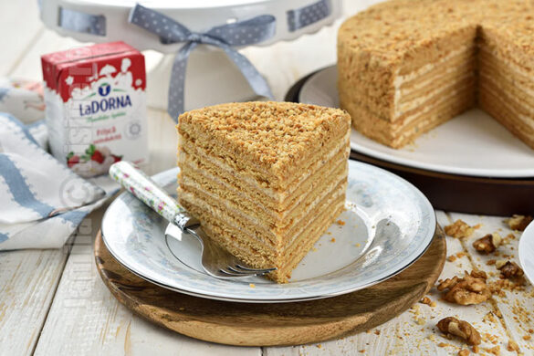 Tort Marlenka / Tort cu nuca si caramel | Reteta Video