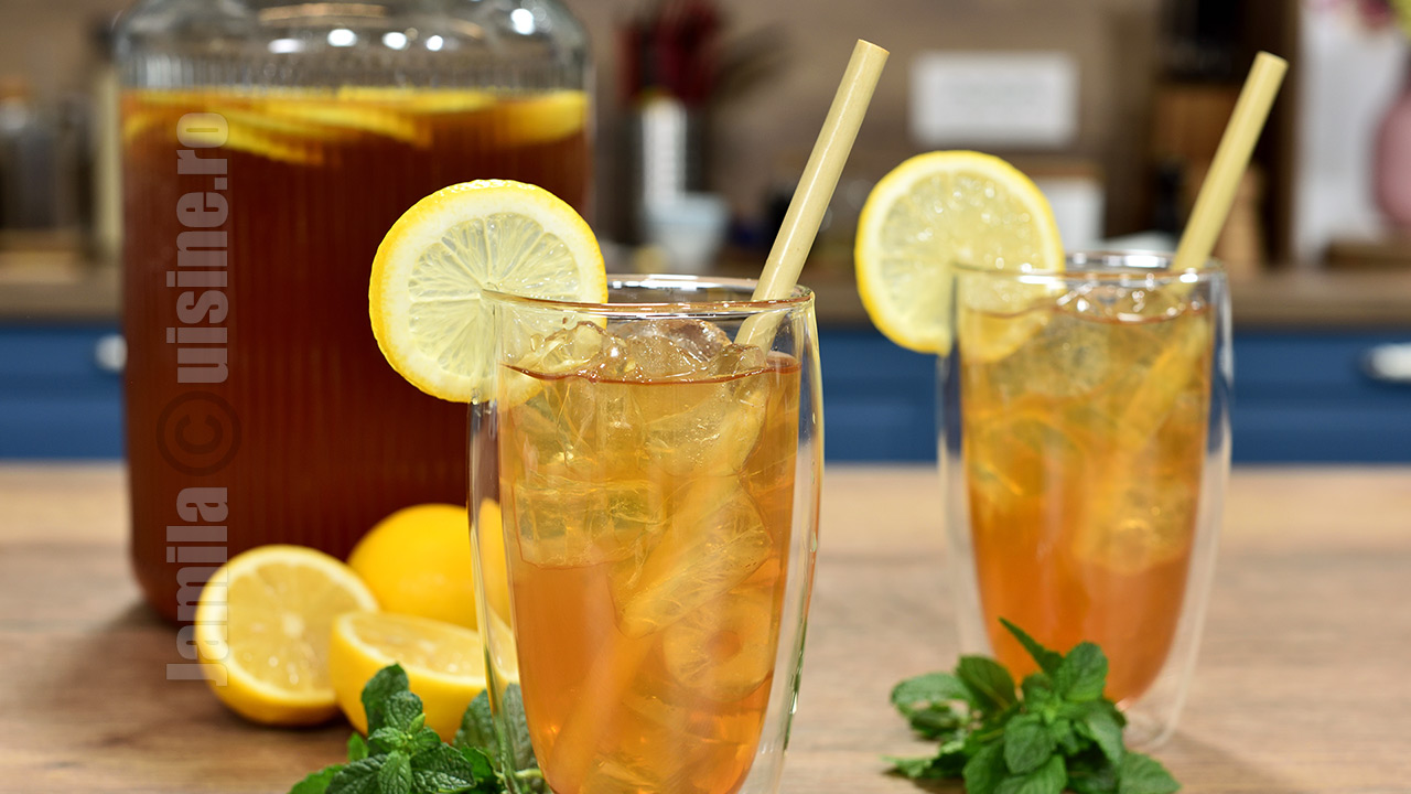 Ceai rece cu lamaie / Ice Tea | Reteta Video